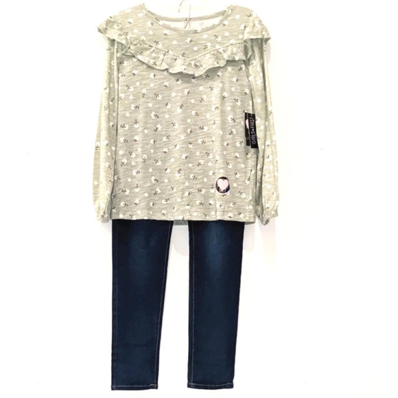 Girls First Other - Big Girls Jeans and Top